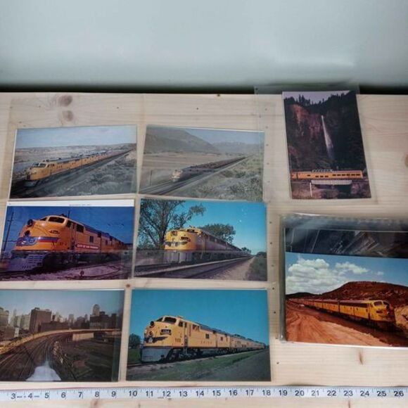 53 Union Pacific Vintage Railroad Train Pictures Ephemera - Picture 1 of 5